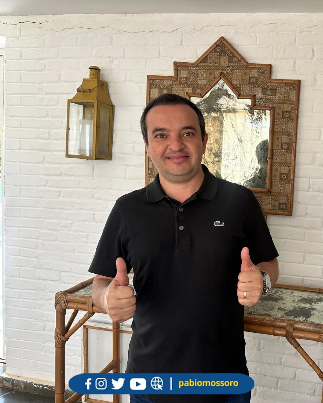 Pábio Mossoró se prepara para disputar vaga na Câmara Federal em 2026 e conta com forte apoio popular